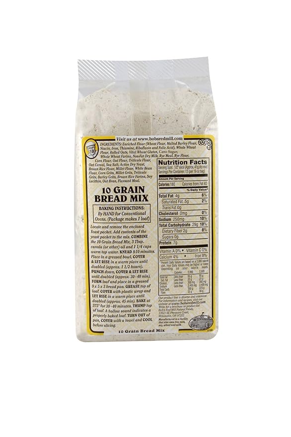 Bob's Red Mill 10 Grain Bread Mix 19 Ounce (Pack of 4)