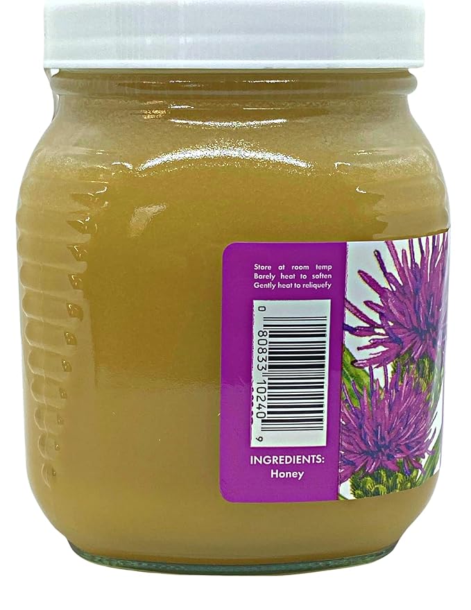 Raw Honey 2 1/2 lbs. Case of 12. 100% Bulk Honey Pure Raw Honey. Unfiltered Unpasturized Unheated Creamy honey
