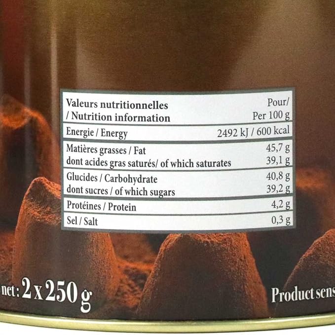 Mathez Chocolatier French Cacao Truffles 500g (Gold)