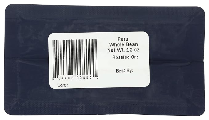 Ampersand Coffee Roasters Organic Peru Whole Bean Coffee 12 Oz