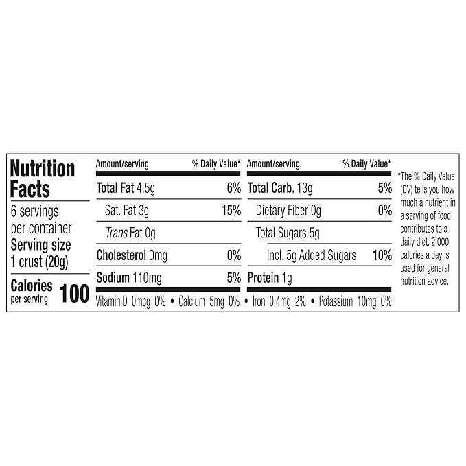 Keebler Ready Crust 4 Oz 6 count (Pack of 12)