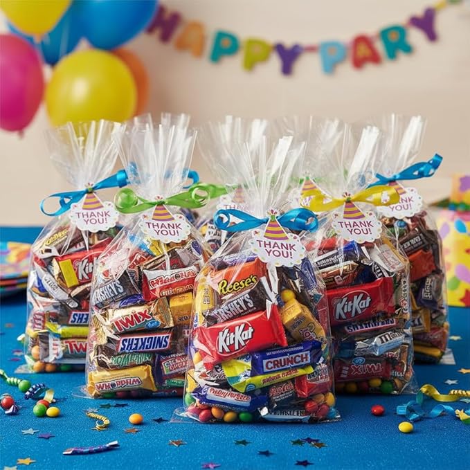 Bulk Chocolate Candy Variety Pack - 8lb Bulk Easter Candy Assortment - Individually Wrapped Chocolate Candy for Egg Hunts Party Favors Parades Office Snacks Gift Bags &amp Pinatas - 8 Pound Box o