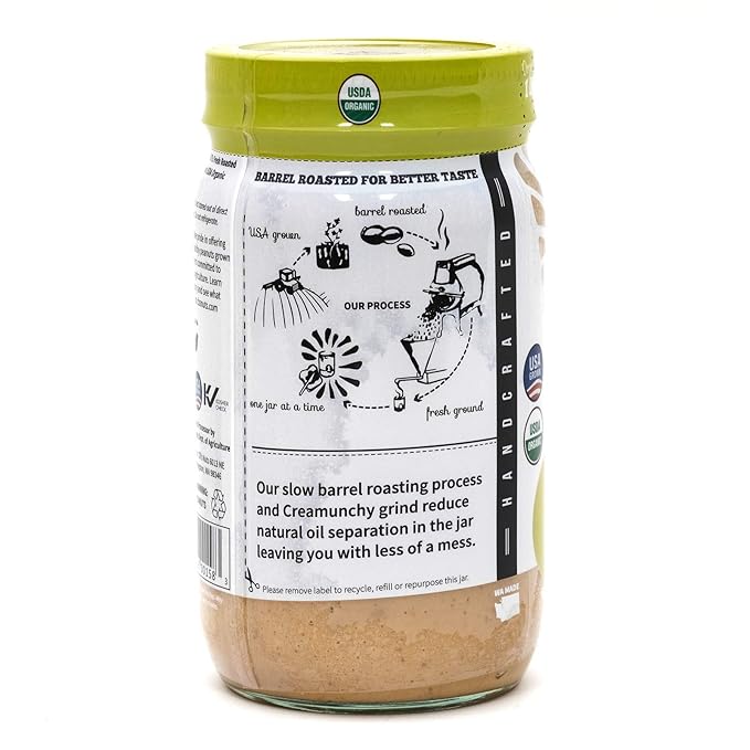 CB's Nuts USA Grown Organic Creamunchy 1 Ingredient Peanut Butter (2)