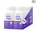 Oats Overnight Blueberry Muffin Bottled Shake - Gluten Free Non-GMO Vegan Friendly Breakfast Meal Replacement Shake with Powdered Oat milk. 15g of Protein (10 Pack)