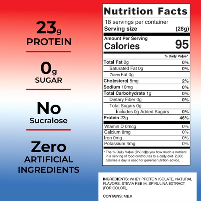 WICKED Protein Powder Clear Whey Isolate 23g Protein 95 Calories Refreshing Juice Protein Clean Label Project Certified Gluten Free Post Workout Recovery Protein for Women and Men (Ice Pop)