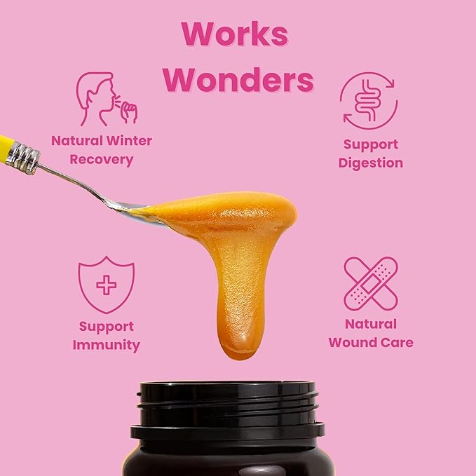 Wonder Honey Raw Manuka Honey New Zealand MGO850 (20+) Tested for 26 Markers Traceable Natural Soothing for Sore Throat Cough - Aids Digestion - Triple Sealed for safety in a Protective Box (8.8oz)
