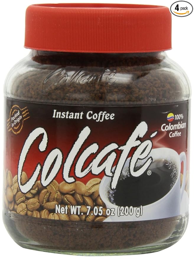 Colcafe Instant Coffee 7.05-Ounce (Pack of 4)