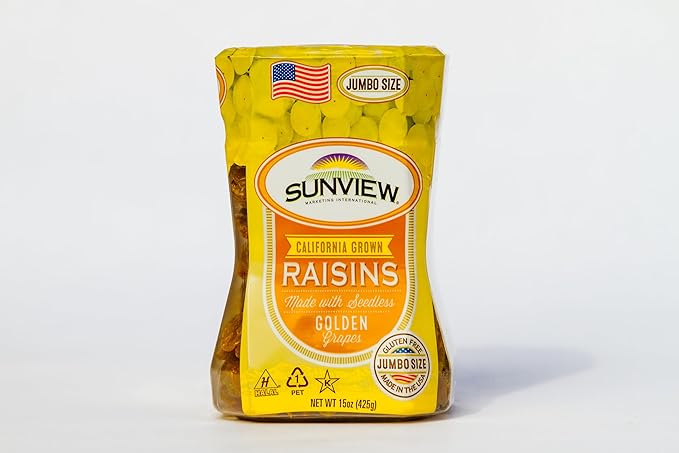 Jumbo Golden Seedless Raisins 3 15 oz. Canisters