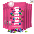 UNREAL Milk Chocolate Gems Certified Fair Trade Non-GMO Made with Gluten Free Ingredients and Colors from Nature No Sugar Alcohols or Soy 6 Bags