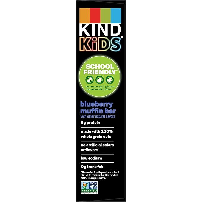 Kind Bar Kids Blueberry Muffin 5 Ct 6.2 oz (Pack of 8)