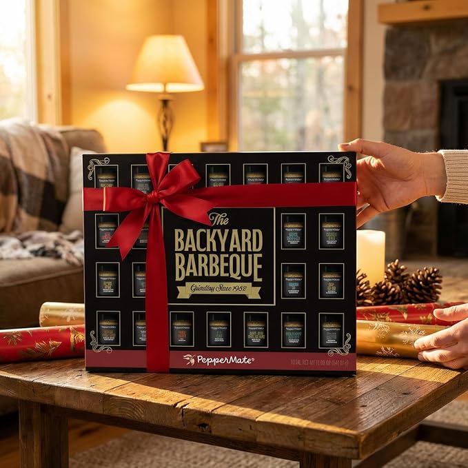 Ultimate 22-Spice Grilling &amp Cooking Gift Set – Gourmet Chef-Approved All-Natural Non-GMO Rubs &amp Seasonings for BBQ Steak Chicken Seafood – Perfect Holiday Christmas Father’s Day &amp