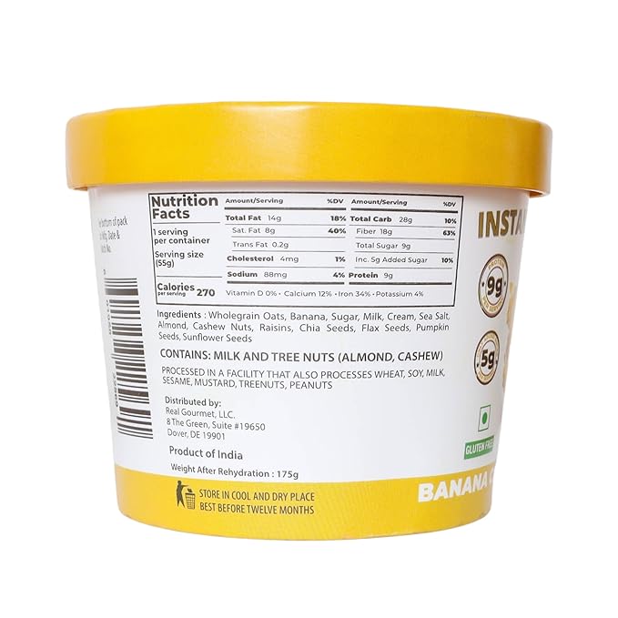 Real Milk &amp Cream Protein Oatmeal (18 count). Sold in 9000+ stores &amp more than 100k cups every month. Made with real milk &amp cream — never whey which is a highly processed industrial bypr