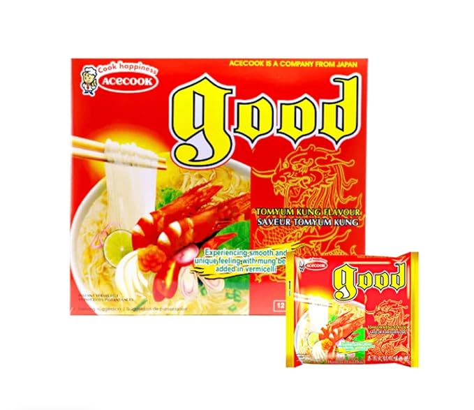 Asia Style Instant Noodles (CASE SET ACECOOK TOMYUM CLEAR NOODLES)
