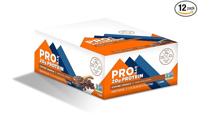 PROBAR Coffee Crunch Protein Base Bar SLEEVE 2.47 OZ