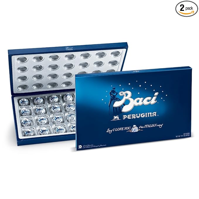 Perugina Baci Chocolate 28 Piece Gift Box - 2 Boxes!