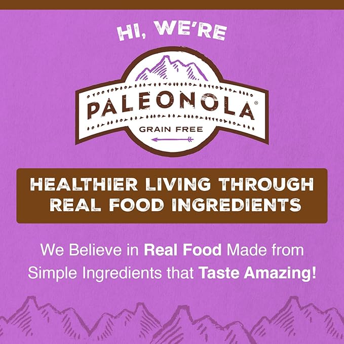 Paleonola Chocolate Fix Grain Free Granola 10 Oz Resealable Bag (Pack of 3) - Grainless Paleo Granola Blended w/Dried Cranberries &amp Coconut Organic Cacao Powder &amp Hazelnuts - Gluten &amp D