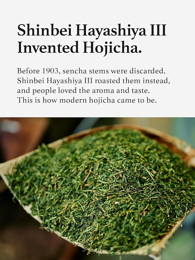 HAYASHIYA Hojicha Powder Kyoto Uji Japanese Roasted Green Tea Latte Powder Low caffeine (60g / 2.1oz)