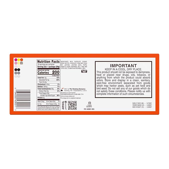 Reeses - Peanut Butter Big Cup - 1.4 Oz - Pack Of 16