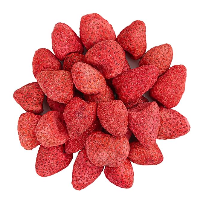 jweemax 500g Dried Fruit Slices Dehydrated Fruit Slices for Cocktails Garnish Home Decor Fruit Tea Strawberry