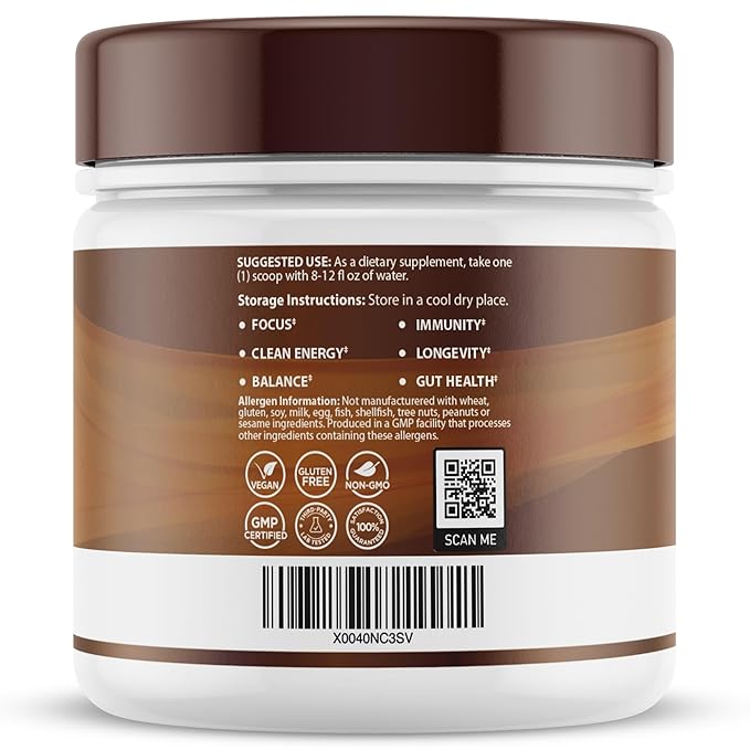 Mushroom Coffee 90 Servings Organic Mushrooms Instant Coffea Great Tasting Colombian Keto Coffee 7 Superfood Mishrooms Lions Mane Chaga Reishi Cordyceps Maitake Shiitake and Turkey Tail