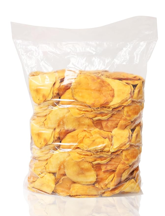Anna and Sarah Dried Organic Mango BULK No Sugar Added No Preservatives Al-Natural Premium Quality in Bag 10 Lbs