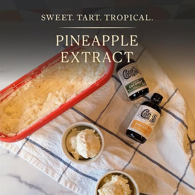 Cook's Pineapple Flavoring for Baking Candies Cakes Smoothies Beverages 8 oz