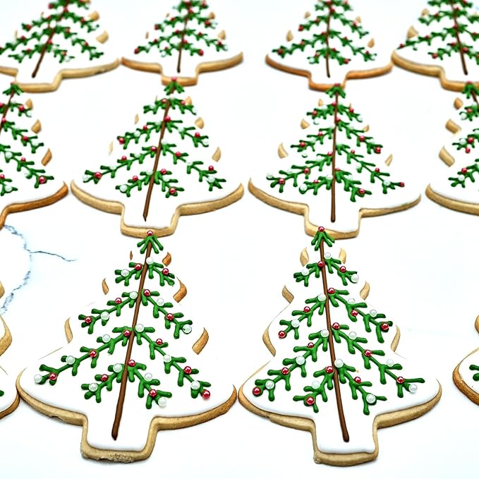CrumbleCrate Holiday Sugar Cookies DIY Baking Kit | Gourmet Cookie Making Set with Pre-Measured Ingredients &amp Tools | Baking Gift for Adults
