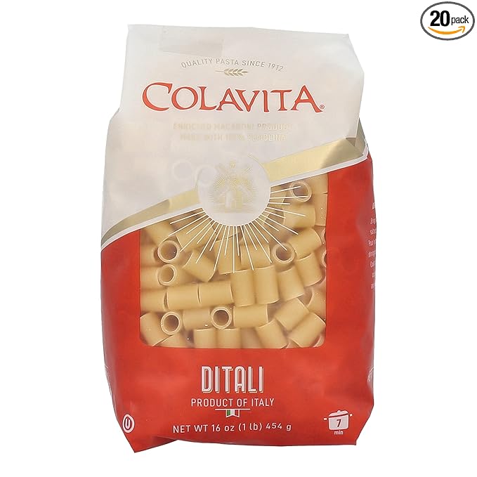 Colavita Pasta - Ditali 1 Pound - Pack of 20