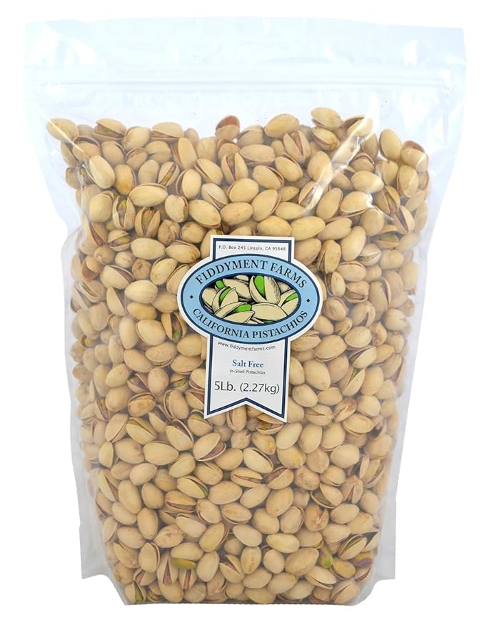 Pistachios In-Shell Salt Free 5 Pound