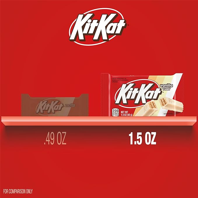 KIT KAT Vanilla Flavored Wafer Candy Bars 1.5 oz (24 Count)