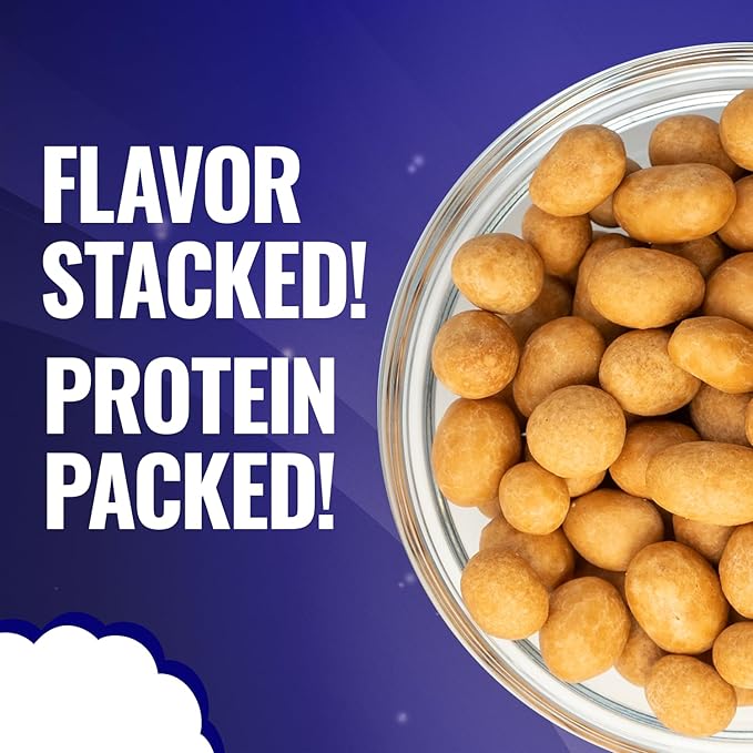 Manzela Japanese-Style Peanuts Bags | Crunchy Oven-Baked Shell with Wheat Flour Classic Salty Taste Family-Friendly Perfect for Kids and Adults Japanese Nuts 40 packs of 50 Gr 1-Pack