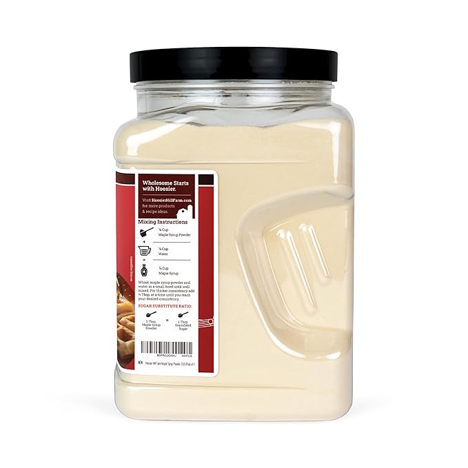 Hoosier Hill Farm Maple Syrup Powder 2LB (Pack of 1)