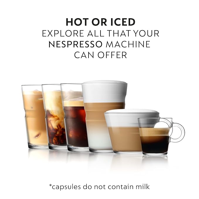 Nespresso Capsules Original Line Ristretto Intenso Dark Roast Coffee 50 Count Coffee Pods