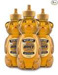 Busy Bee Honey Grade A Filtered Honey 24 Ounce 1.5 LB (Pack of 3 Honey Bears)