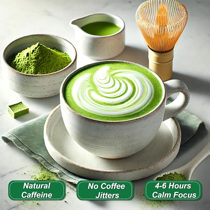 Letstay Matcha Matcha Powder Ceremonial Grade Highland Matcha Tea Organic Matcha Green Tea - Premium 1st Harvest - Zero Sugar Halal Certified &amp SGS Certified &amp FSSC 22000 30g (1.06oz) Tin