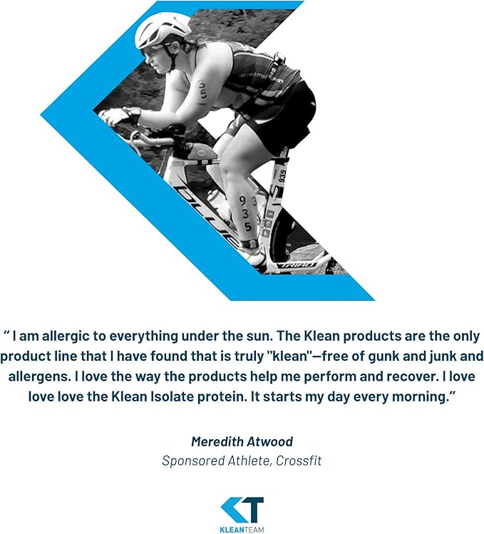 Klean Athlete Klean Isolate - Whey Protein Isolate - Daily Protein &amp Amino Acid - Intake for Muscle Integrity* - NSF Certified for Sport - 20 Servings - Unflavored
