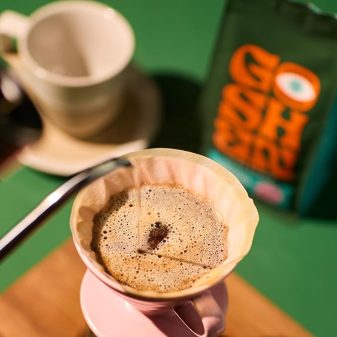 Goshen Coffee Roasters Whole Bean Black Dog Espresso Blend | Dark Roast Espresso or Brewed | Award-Winning Natural and Washed | Roasted Nuts Molasses Dark Cocoa Flavors | 2 Lb Bag