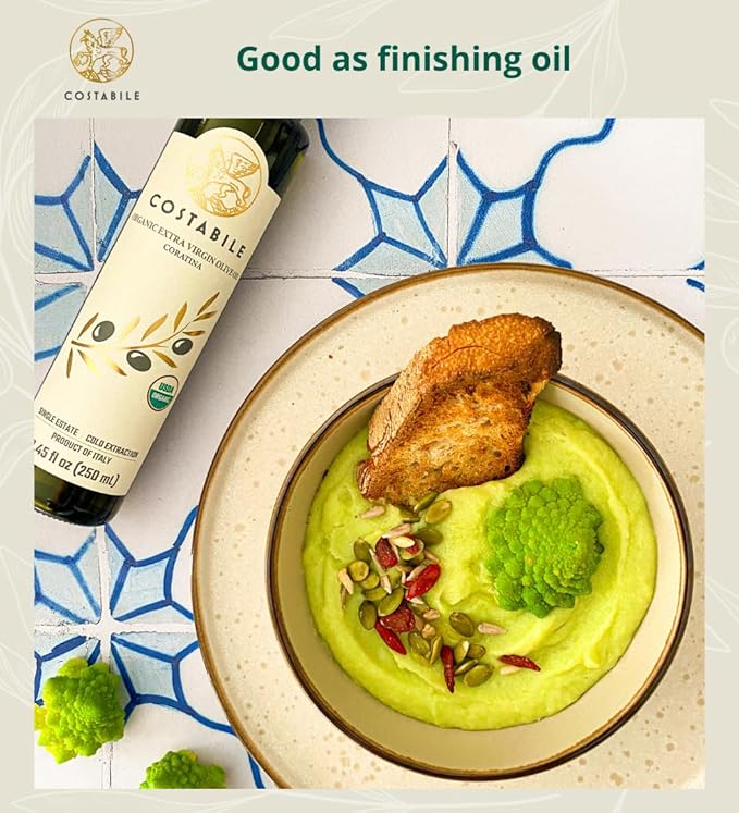 Coratina Puglia Olive Oil - Robust Flavor Puglia Extra Virgin Olive Oil with High Polyphenol content