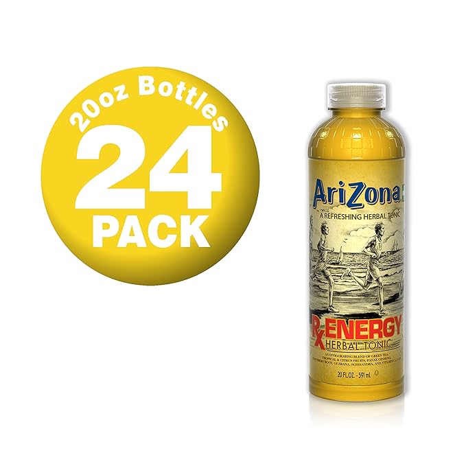 AriZona Rx Energy 20 Fl Oz (Pack of 24)