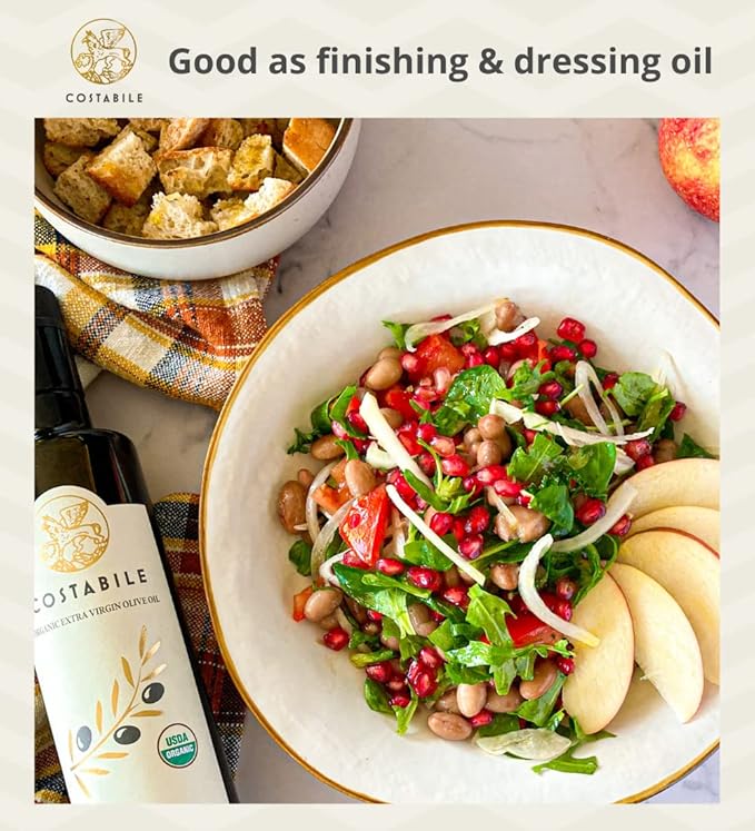 Classic Blend Polyphenol Rich Olive Oil and Orange Infused EVOO. For healthy everyday cooking and for gourmet food - COSTABILE