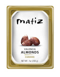 Matiz Valencia Almonds Candied | Spanish | Natural | Artisanal | 7oz/200g | (1 Pack - 200g Valencia Candied)