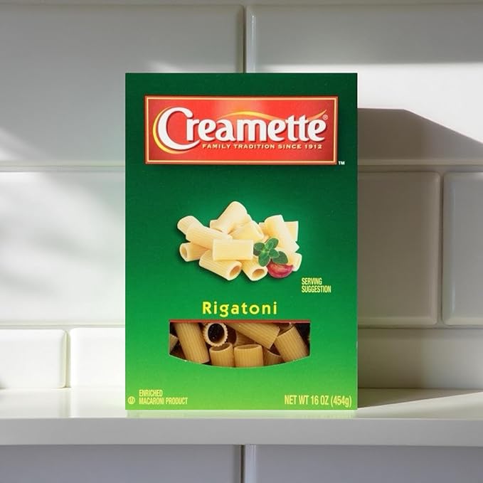 Creamette Pasta Rigatoni 16 Ounces 12 Per Case