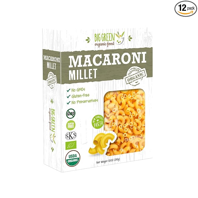 Organic Millet Macaroni 8.8oz New Concept Pasta (12)