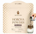 Queen Omi Organic Hojicha Powder | 80g | 100% Organic Japanese Roasted Green Tea Powder—Matcha &amp Coffee Alternative | Low Caffeine Antioxidant-Rich Smooth Toasty Nutty Flavor (Dark Roast)