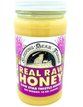 One Pound (16oz) Glass Jar Real Raw Star Thistle Honey From Michigan Beekeepers