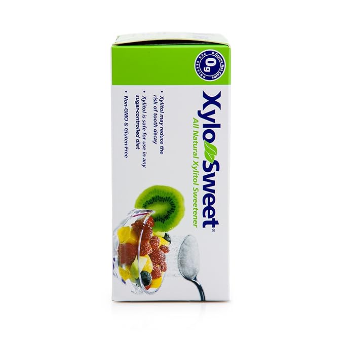 Xlear XyloSweet Plant Sourced Xylitol Sweetener - Pure Natural Sugar Substitute Granules Non-GMO Gluten-Free 100 Packets (Pack of 2)
