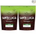 Santa Lucia Coffee - Grand Reserve Classic Medium Roast Nicaraguan Coffee - Medium Roast - 91 Point Specialty Grade - Low Acididity - Bright &amp Smooth - Strong &amp Bold Flavor - Whole Bean - 16oz