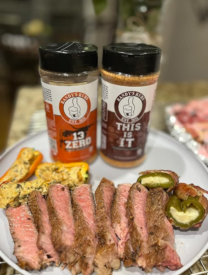 All Purpose Seasoning Bundle with Randy's Rubs Seasoning including THIS IS IT The Everything Seasoning (One 6 Ounce Shaker) GLUTEN FREE SUGAR FREE and Randy's Rubs