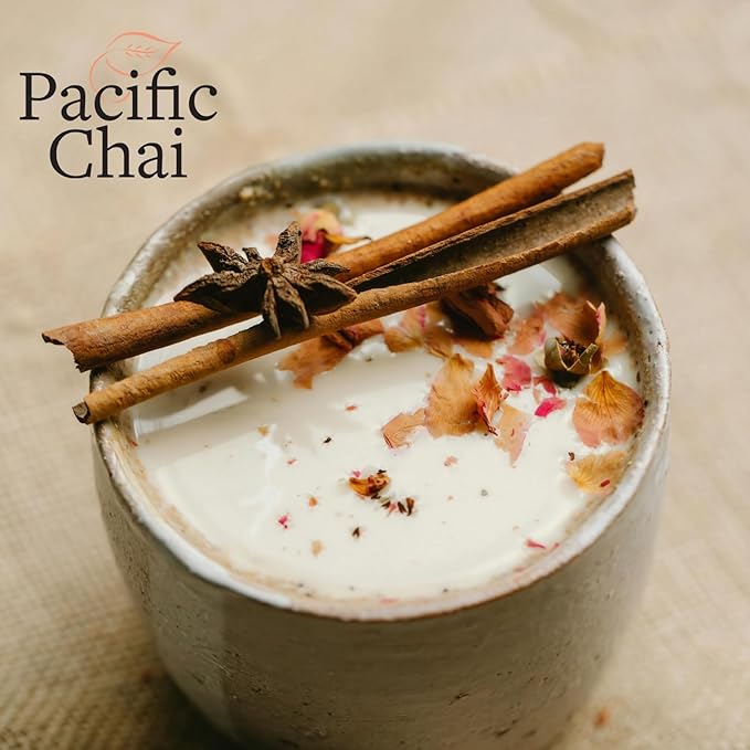 Pacific Chai Spiced Chai Latte Mix Instant Chai Tea Latte Drink Mix Gluten Free Kosher Certified Powder Beverage Café Style Chai Latte 3 LB (Pack of 2)