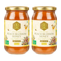 Shiva Organic's Peach Blossom Honey - Pure Raw Unfiltered (35.27 Ounces (1000g) Peach Blossom Honey)